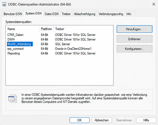 ODBC-Manager-Windows